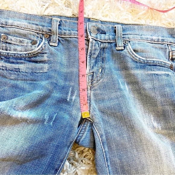 Citizens of Humanity | Distressed boho stretch #111 Low Waist Bootcut Jeans 25 - Picture 13 of 16